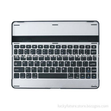 Portable 78 Keys Aluminum Alloy Bluetooth V3.0 Keyboards for iPad 2/3/4 Work as Laptop-Black/White